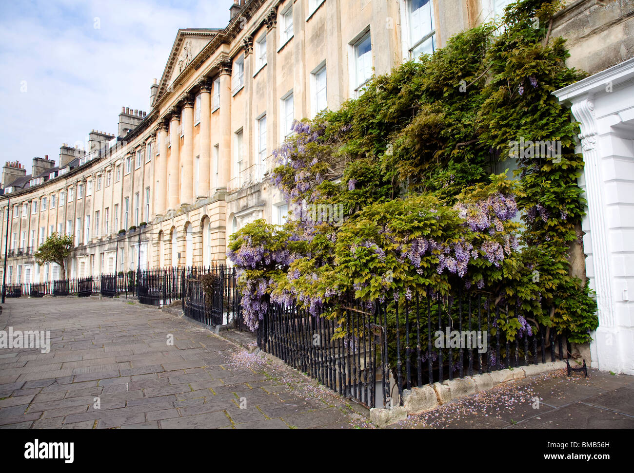 Georgische Gebäude, Camden Crescent, Bad Stockfoto