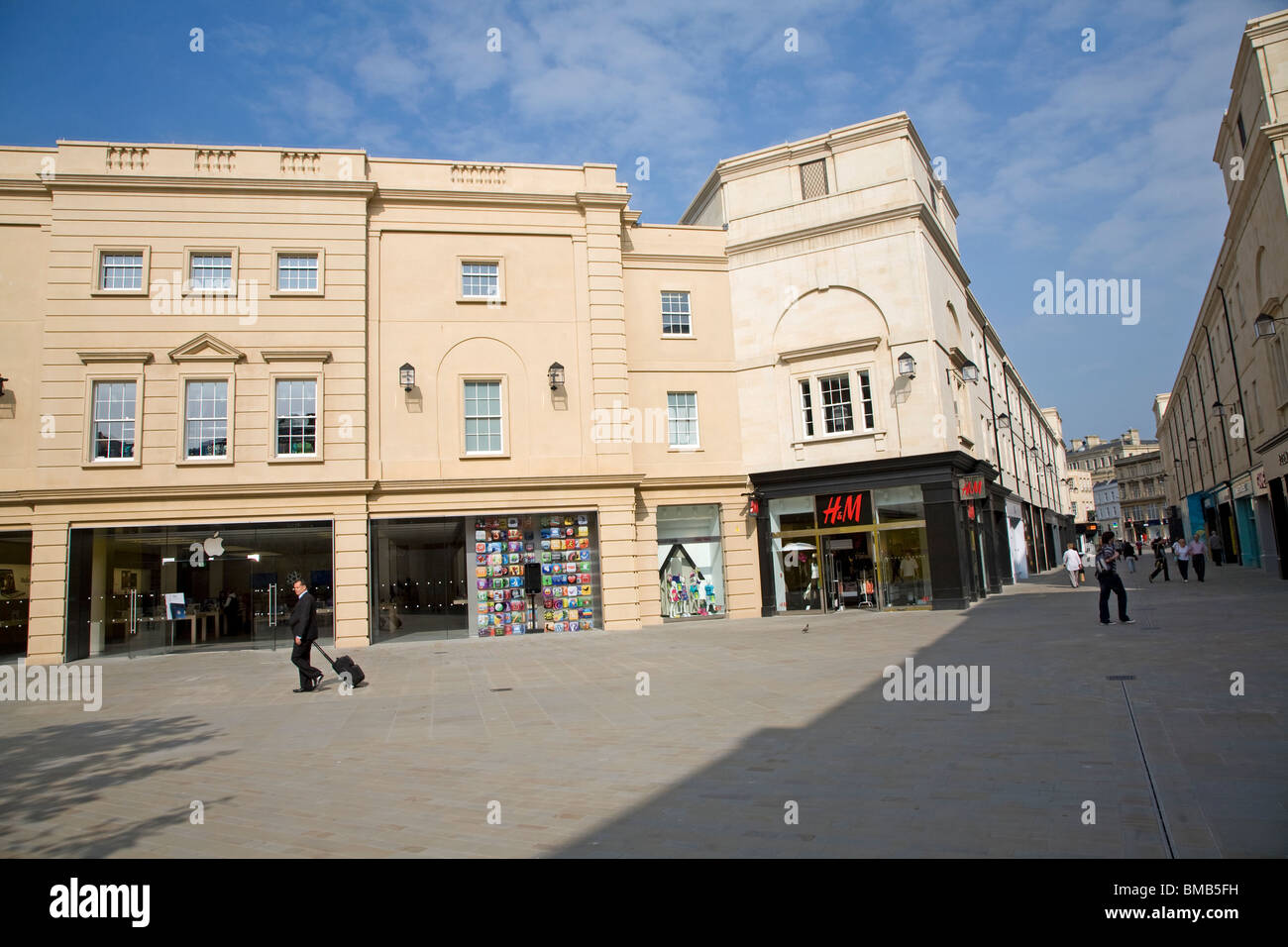 Neue Neo-georgianischen Gebäude, Southgate Shopping Center, Bad Stockfoto