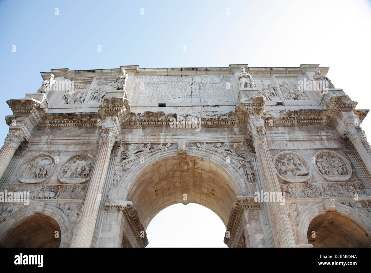 Constantine Arch nahe Kolosseum, Rom, Italien Stockfoto