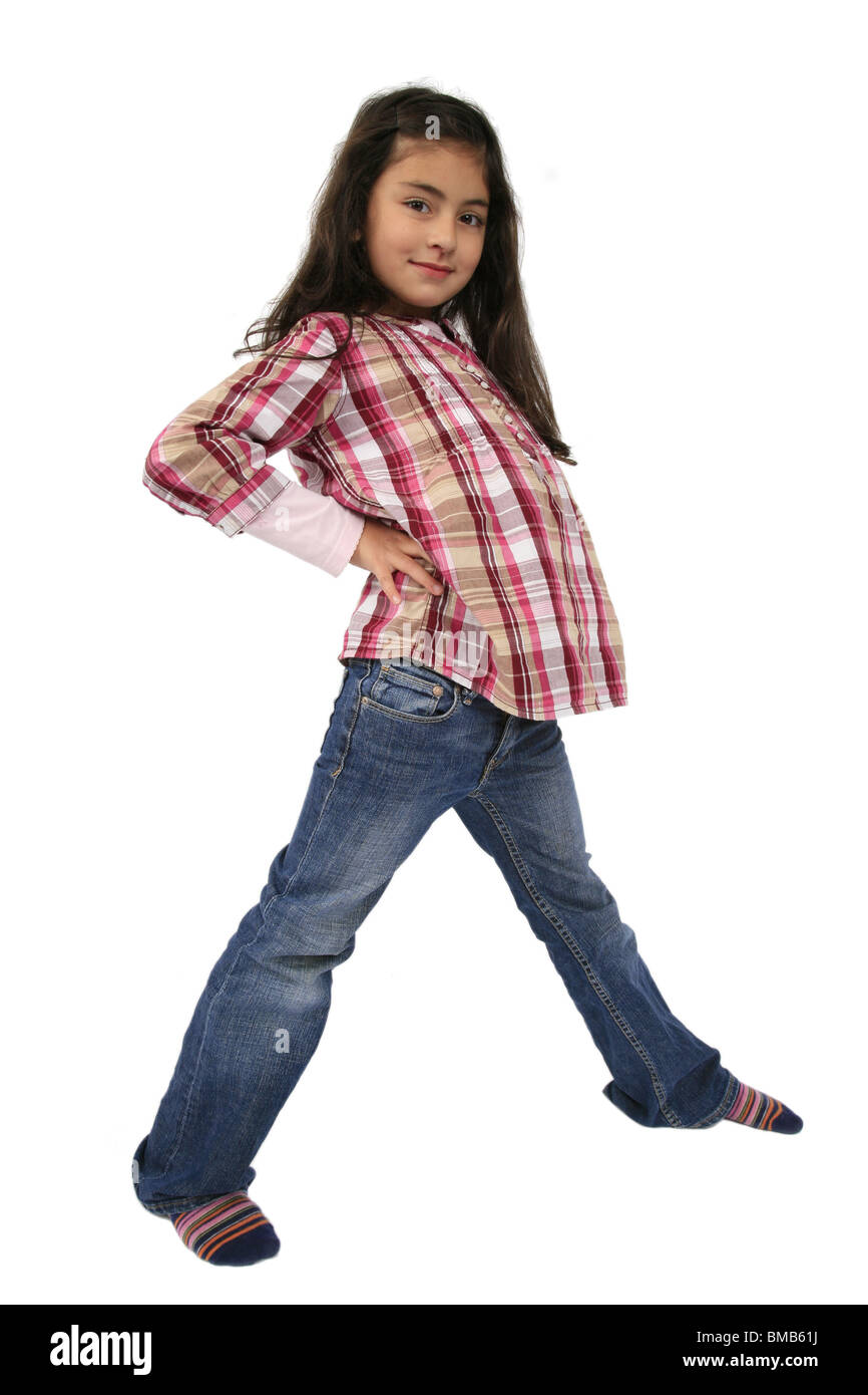 Mädchen Spreizte Ihre Beine Stockfotografie Alamy