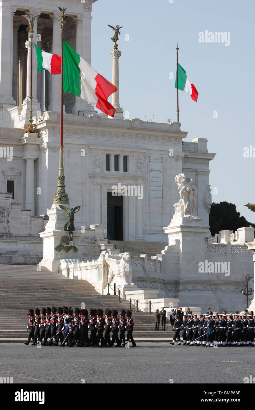 Parade, Independence Day, Rom, Italien Stockfoto