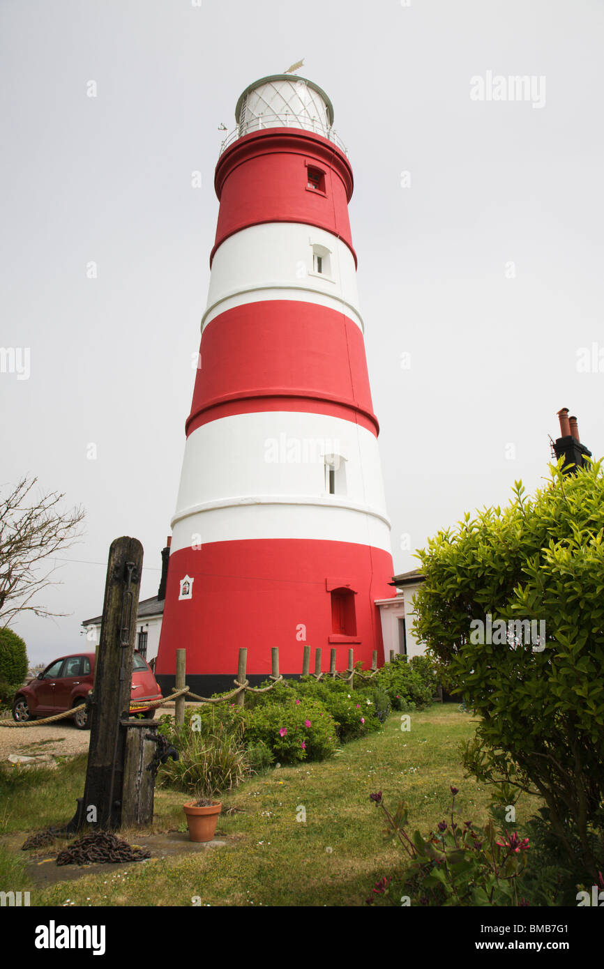 Happisburgh Leuchtturm, Norfolk, England, UK. Stockfoto