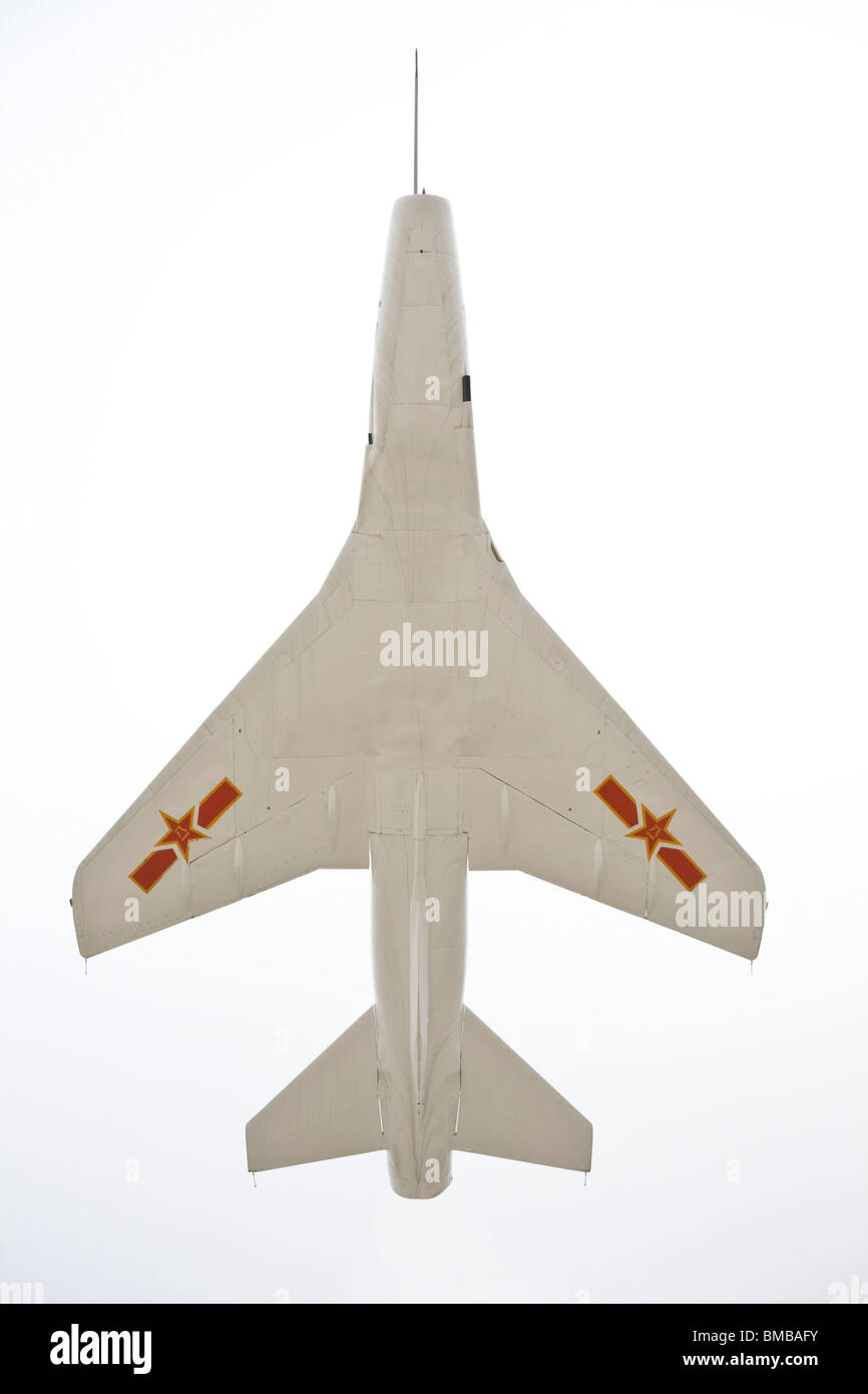 einen chinesischen Kampfjet in den Himmel-china Stockfoto