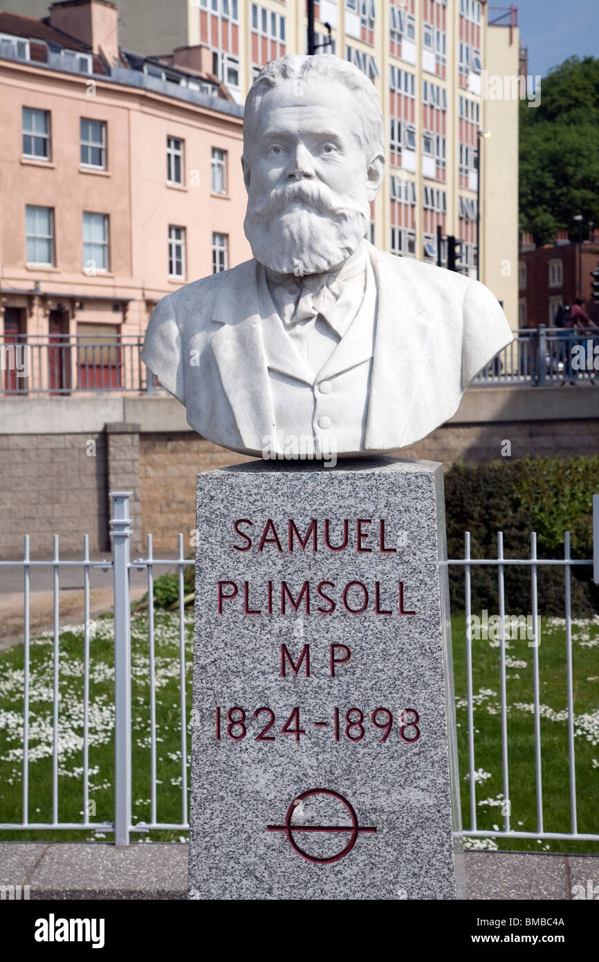 Samuel Plimsoll Statue, Hotwells, Bristol Stockfoto