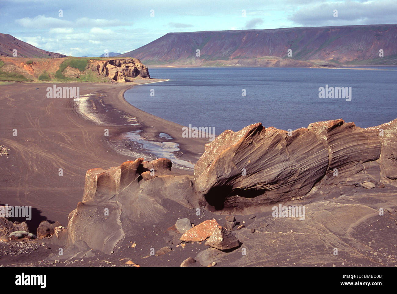 Island-Landschaft im Sommer Stockfoto