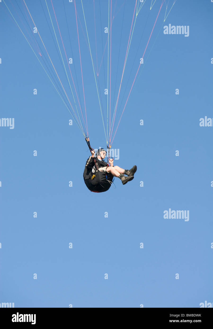 Gleitschirm, England, Vereinigtes Königreich Stockfoto