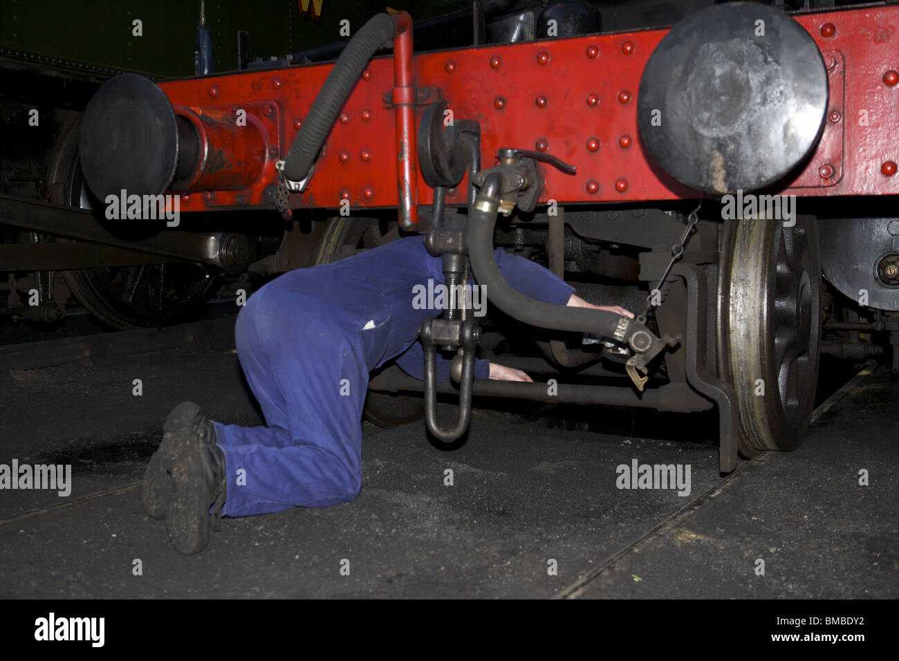 Bodmin & Wenford Dampfeisenbahn Stockfoto