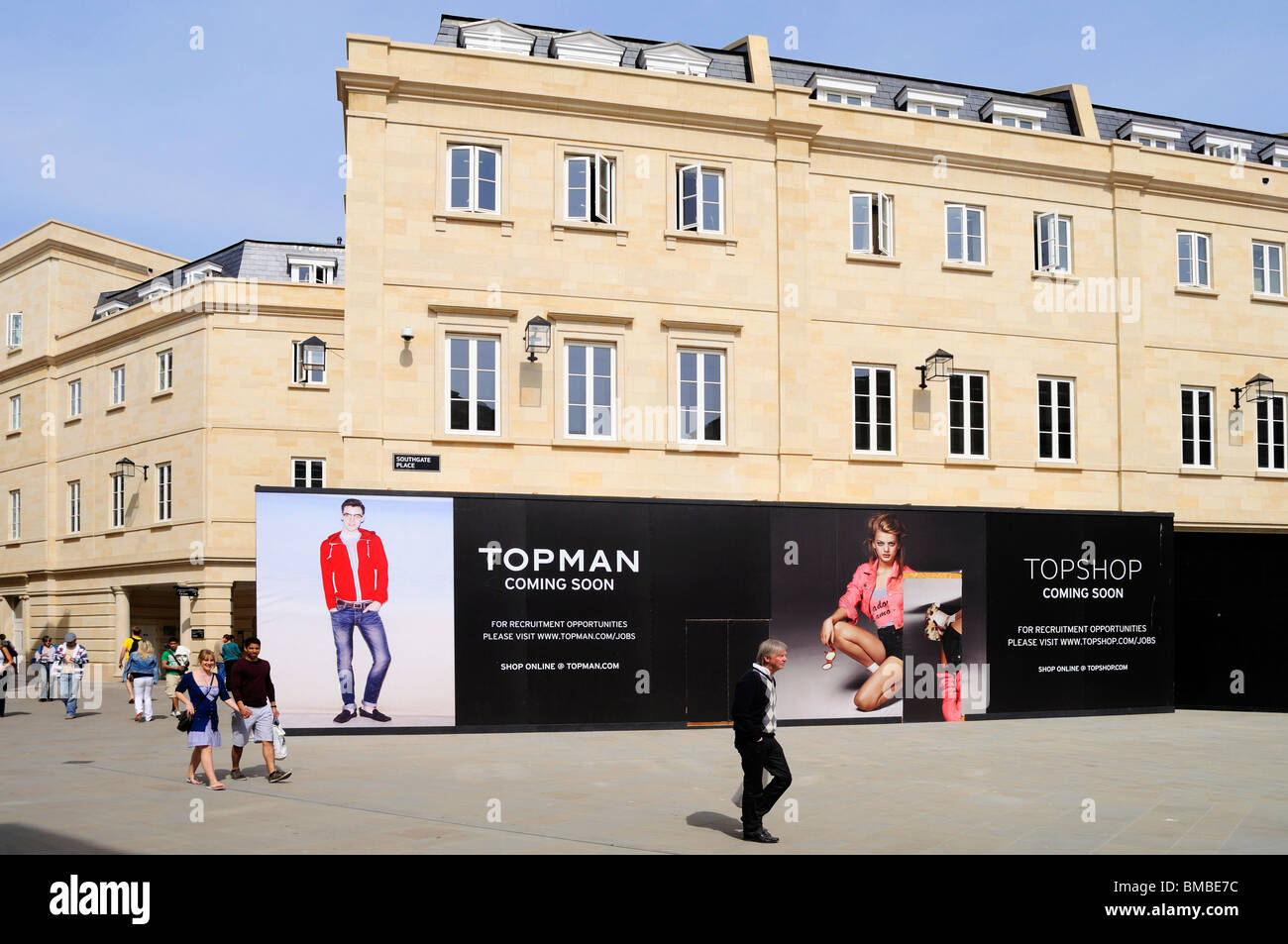 Teil der neuen shopping-Komplex in der Stadt Bath, England, Großbritannien Stockfoto