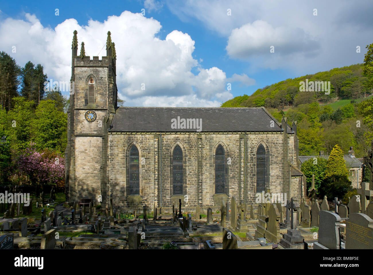 Kirche, Cragg Vale, Calderdale, West Yorkshire, England UK Stockfoto