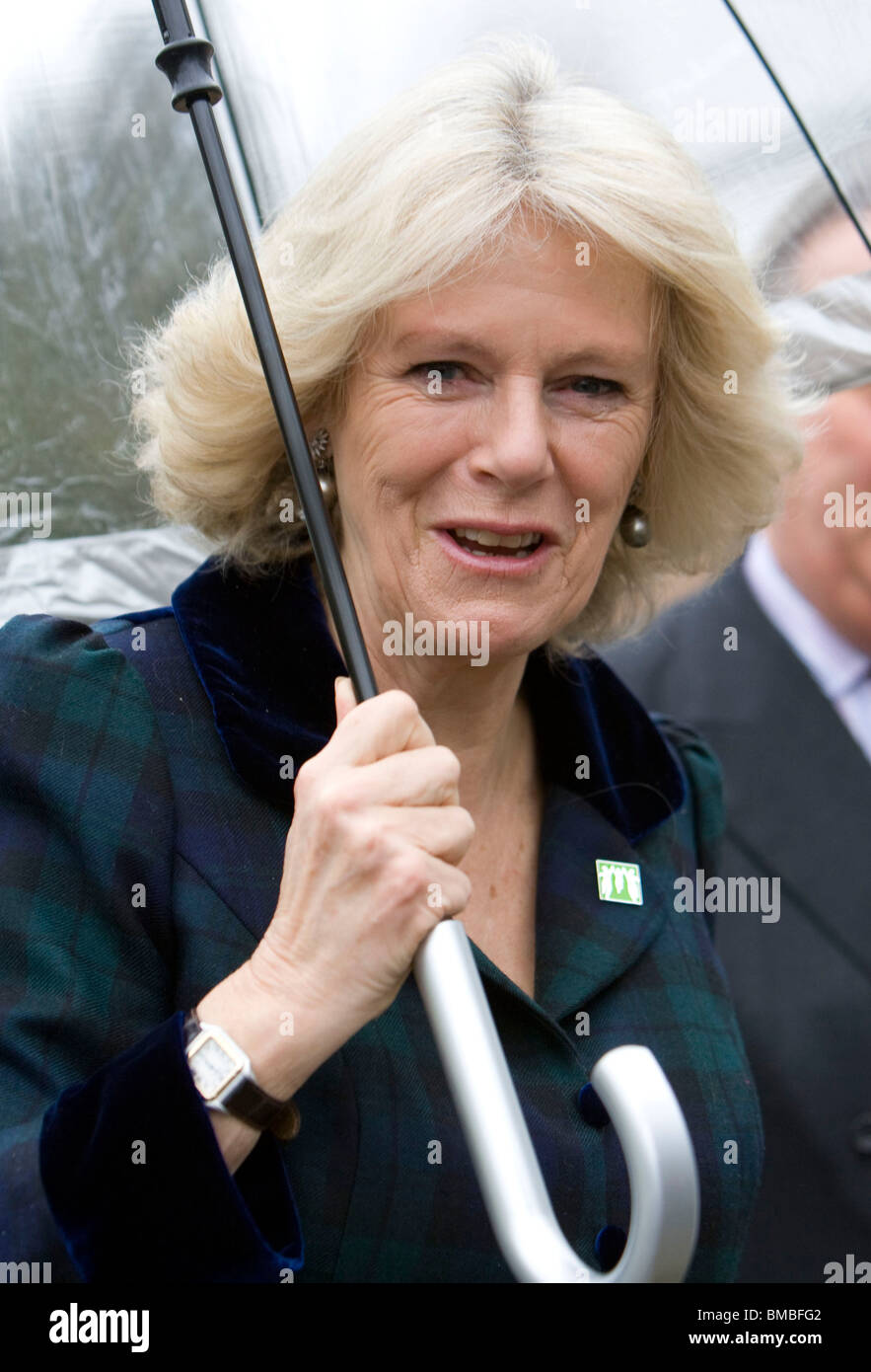 Großbritanniens Camilla, Herzogin von Cornwall ist der Erbe, der britische Thronfolger Prinz Charles Prince Of Wales verheiratet. Stockfoto