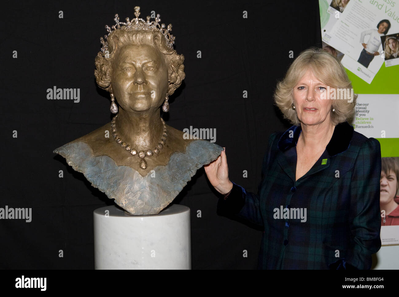 Großbritanniens Camilla, Herzogin von Cornwall ist der Erbe, der britische Thronfolger Prinz Charles Prince Of Wales verheiratet. Stockfoto
