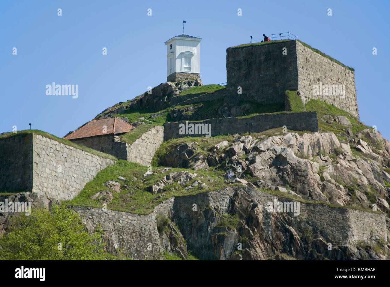 Norwegen Østfold Halden Fredriksten Festung Stockfoto