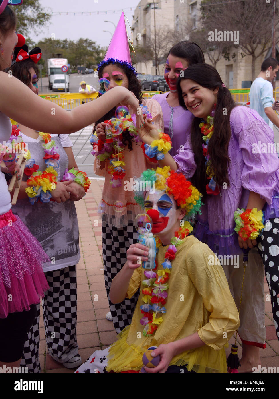 Israel, Modi'in, Purim Parade und Umzug März 2010 Stockfoto