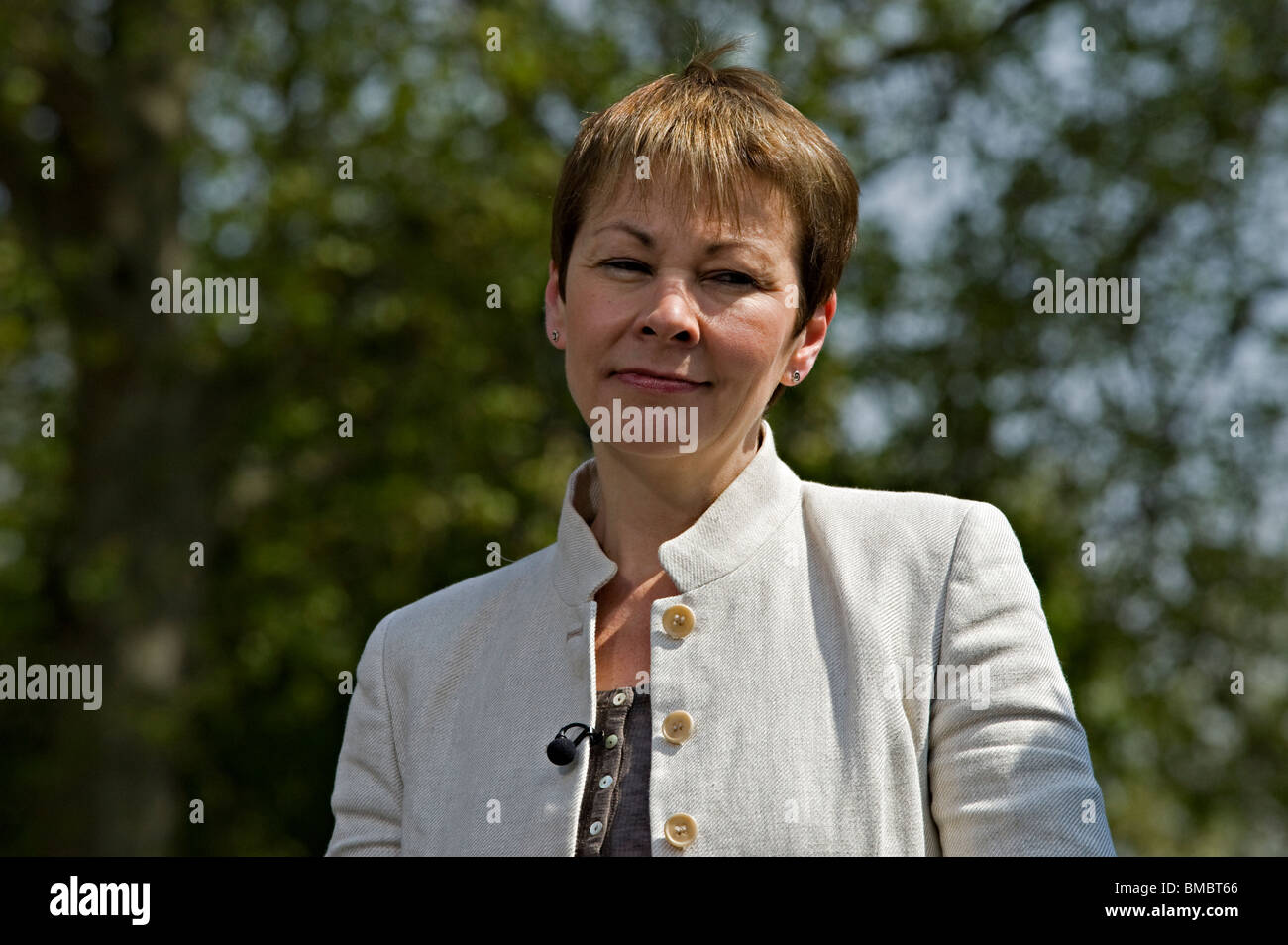 Caroline Lucas, grüne Partei Abgeordneter für Brighton Pavilion (2010) Stockfoto