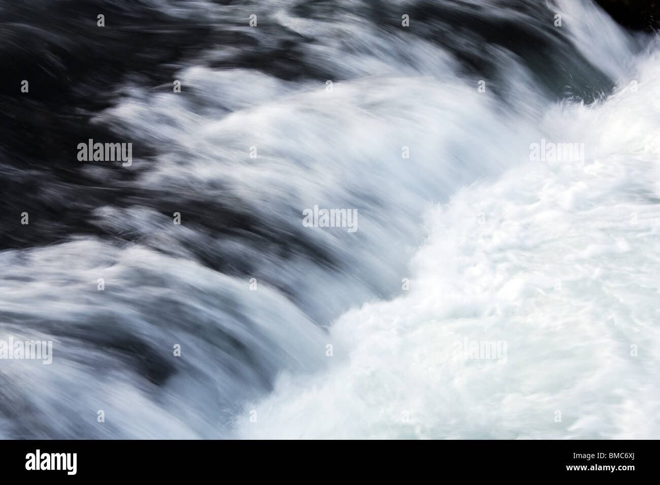 Die Kraft des Wassers. Stockfoto