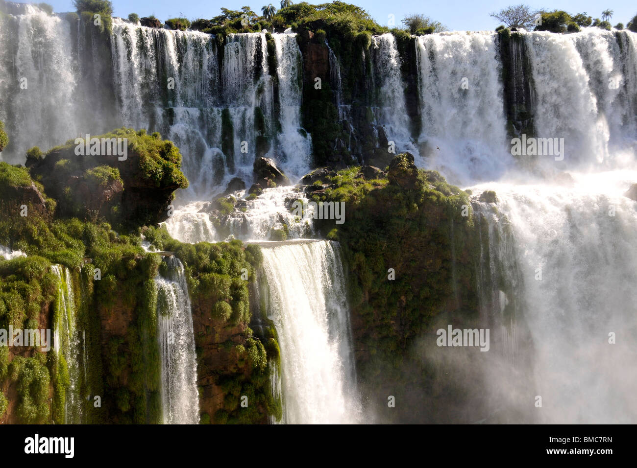 Salto San Martin, Iguassu falls, Iguazu Nationalpark, Puerto Iguazu, Argentinien Stockfoto