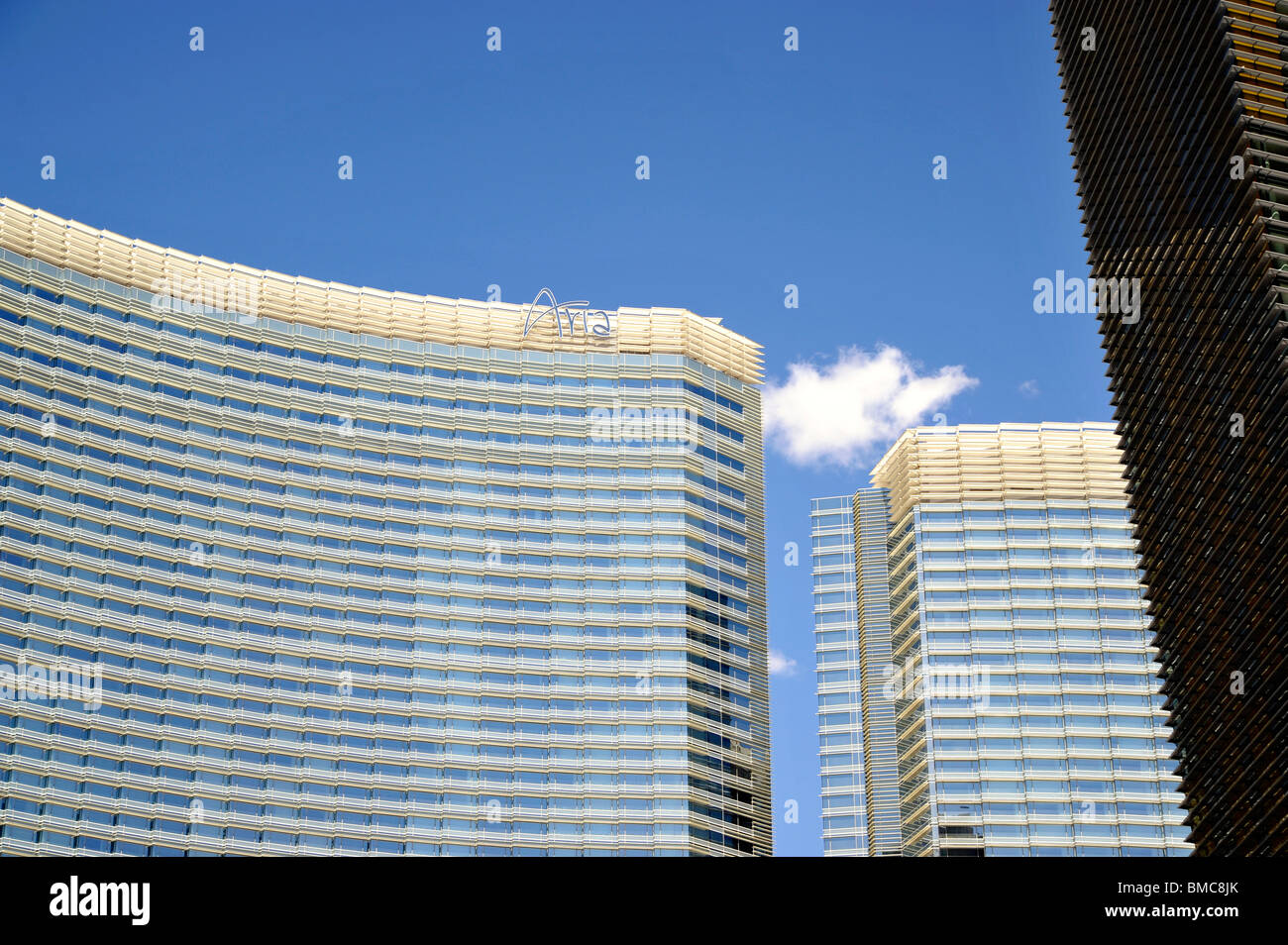 Aria Hotel und Casino, City Center Komplex, Las Vegas, NV, USA Stockfoto