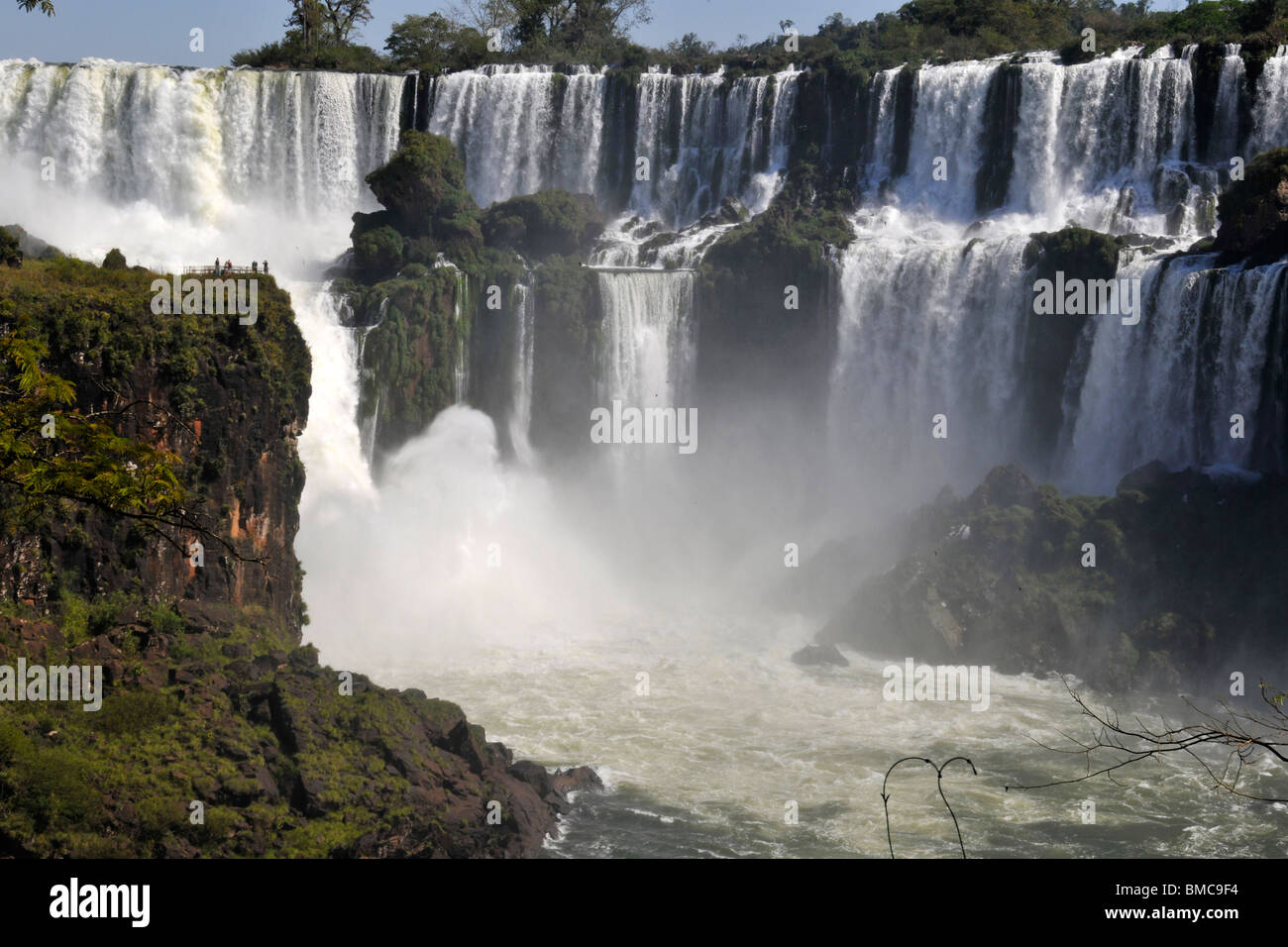 Salto San Martin, Iguassu falls, Iguazu Nationalpark, Puerto Iguazu, Argentinien Stockfoto