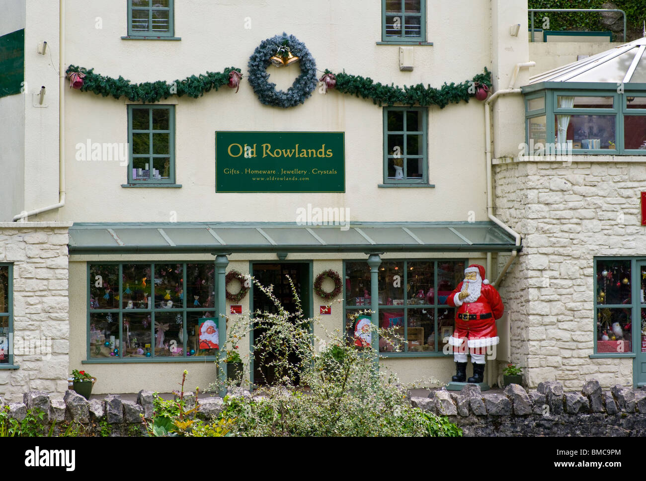 Alten Rowlands Geschenk Shop Cheddar Gorge Somerset England Stockfoto