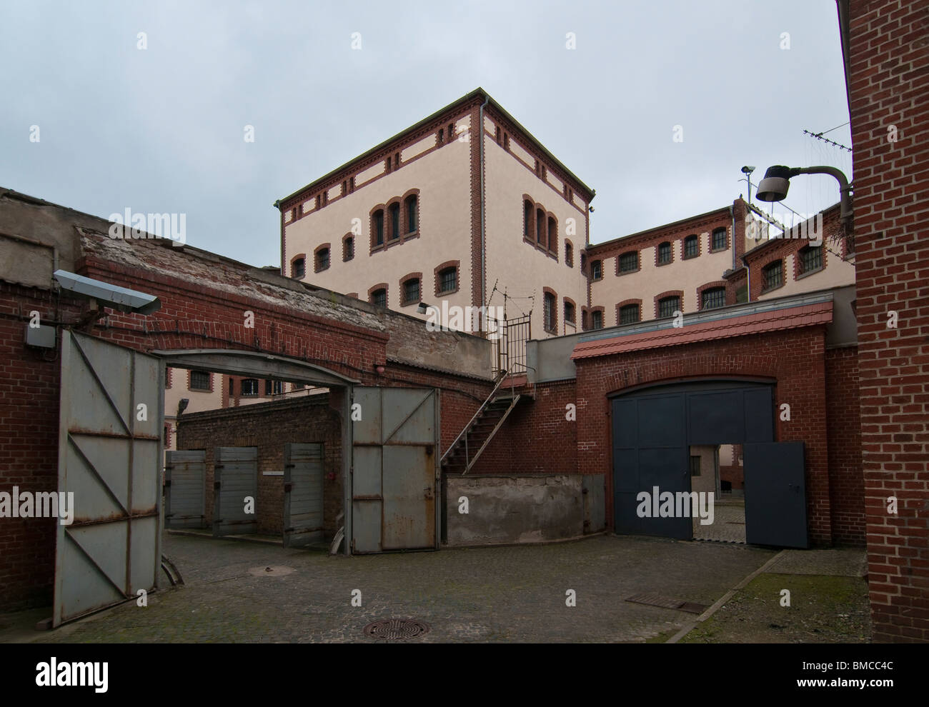 Courtygard des Staatssicherheitsdienstes der DDR, Potsdam, Brandenburg Stockfoto