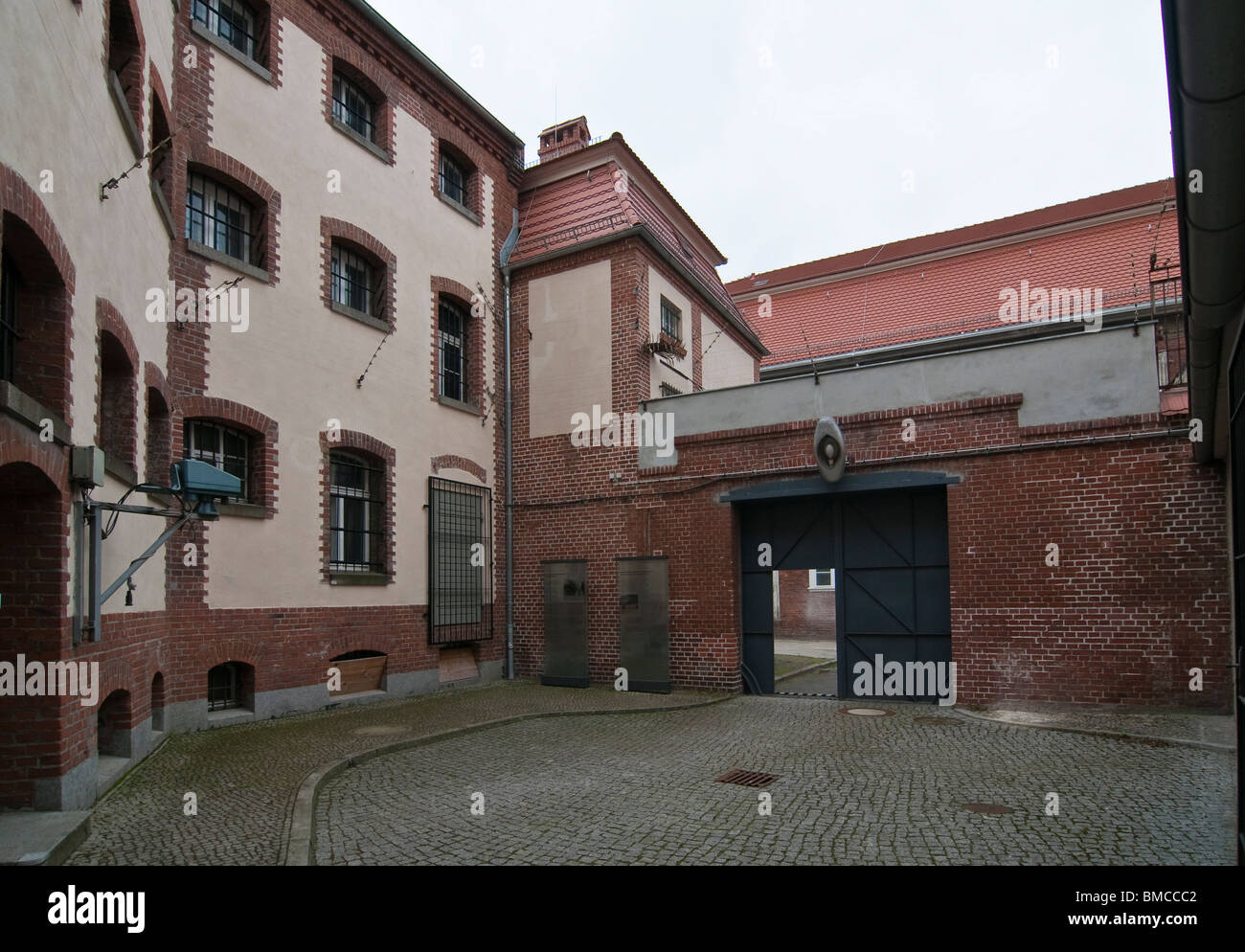 Courtygard des Staatssicherheitsdienstes der DDR, Potsdam, Brandenburg Stockfoto