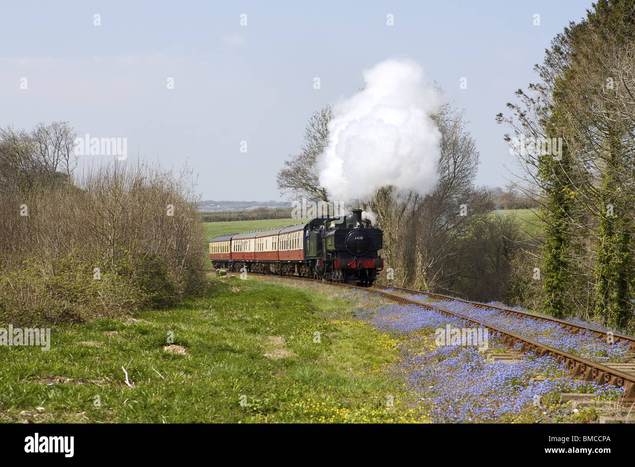 Bodmin und Wenford Dampfeisenbahn Stockfoto