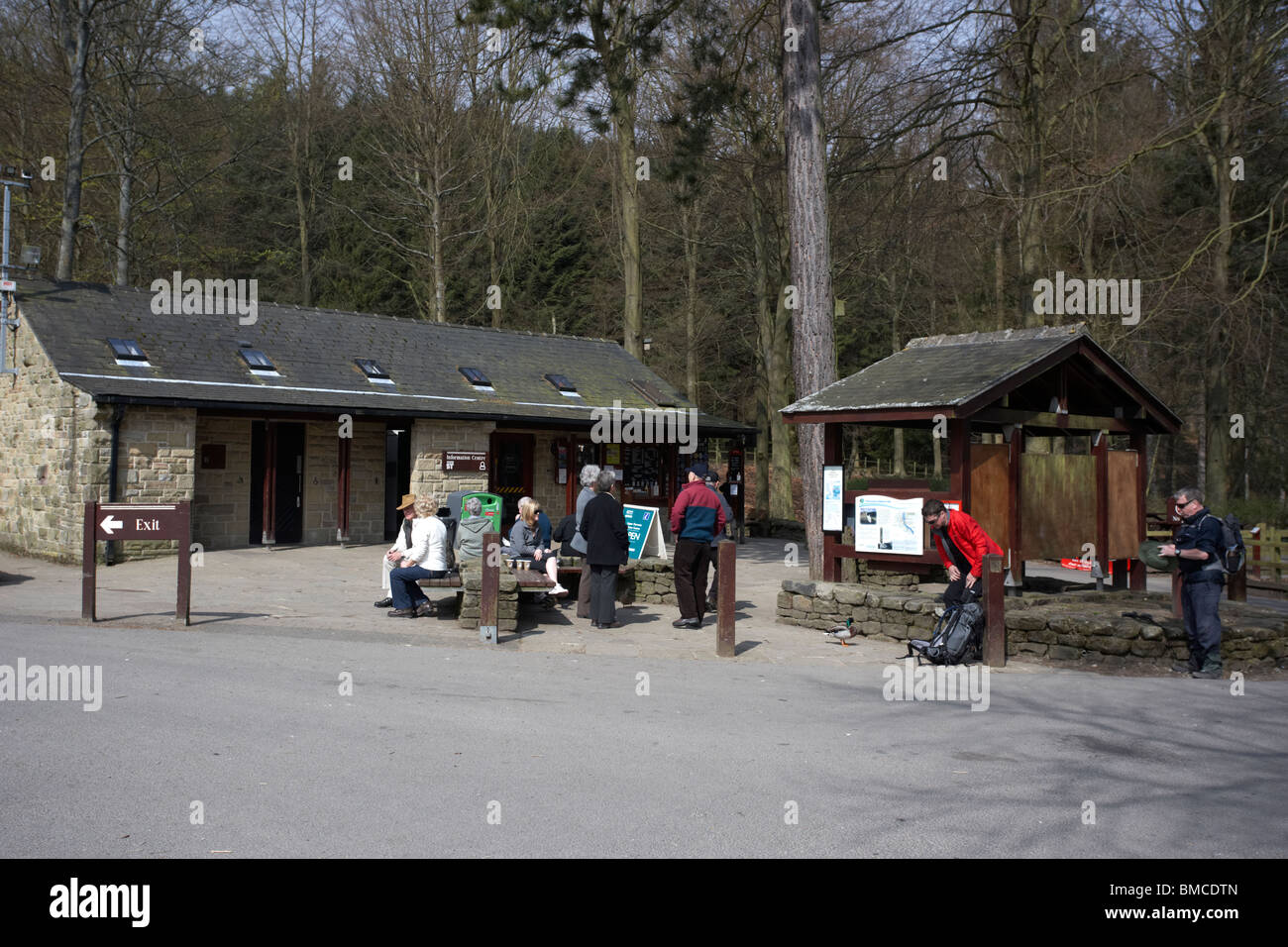 oberen Derwent Besucher und Touristen Informationszentrum Peak District Nationalpark Derbyshire England uk Stockfoto
