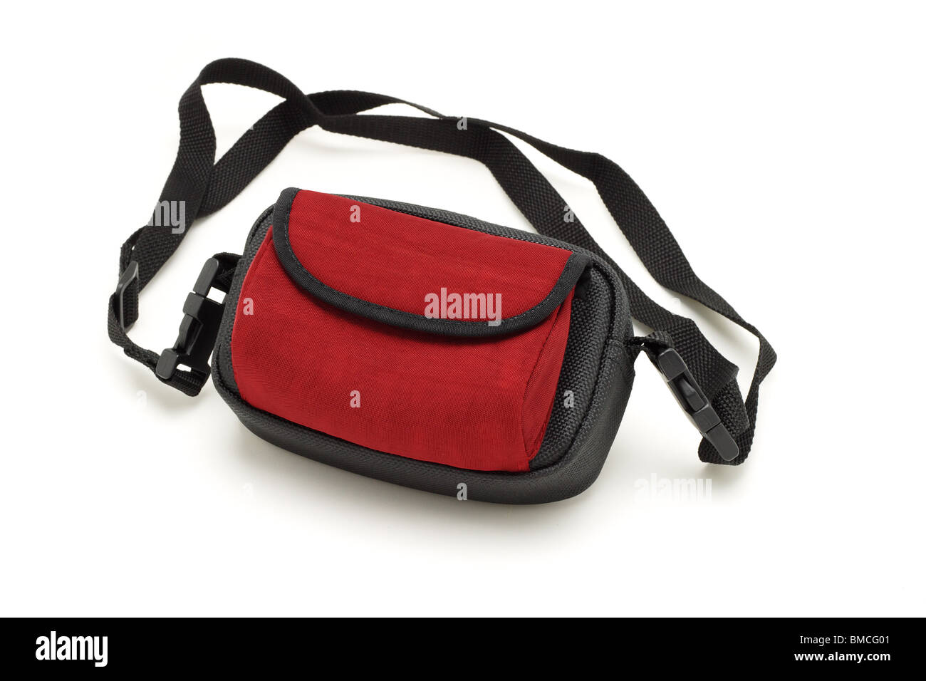 Taille Nylontasche zur Aufbewahrung von Handy, Brieftasche und Kamera Stockfoto