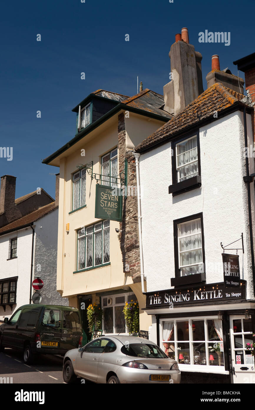 Großbritannien, England, Devon, Dartmouth, Smith Street, sieben Sterne Gasthaus, ältestes Gasthaus der Stadt Stockfoto