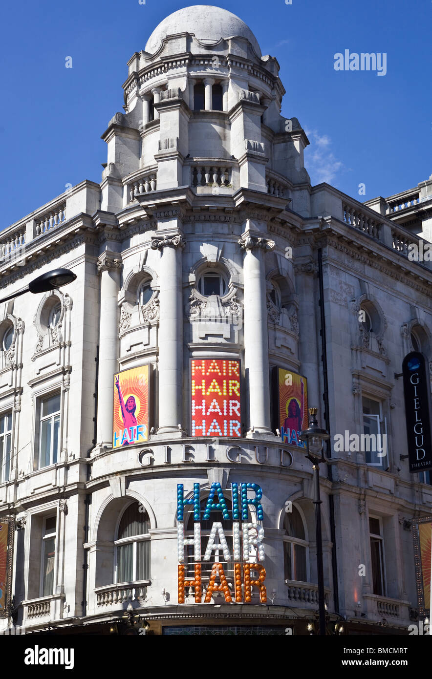 Haare zeigen Gielgud Theatre Shaftesbury Avenue London UK Stockfoto