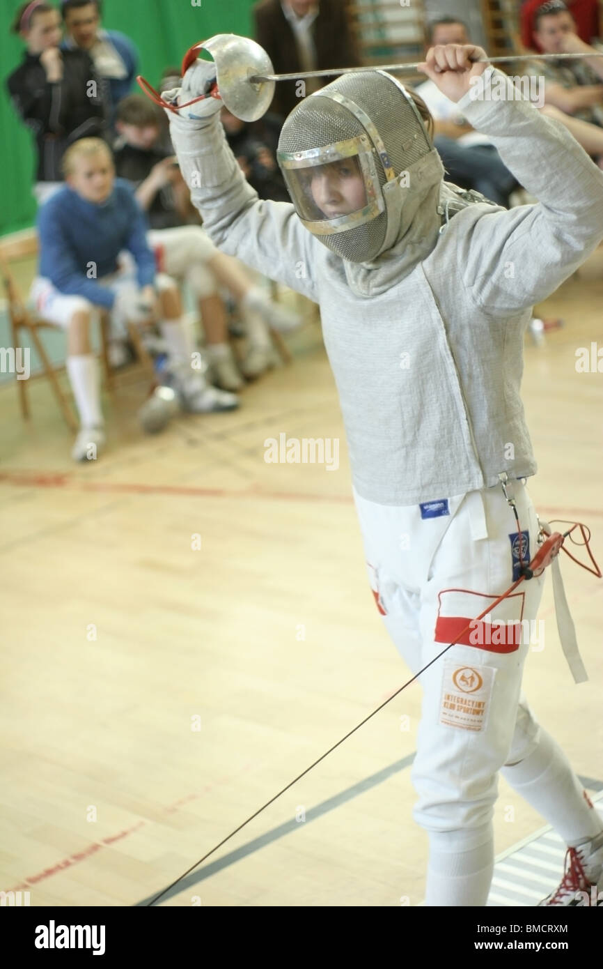 Schwert-Wettbewerb Stockfoto