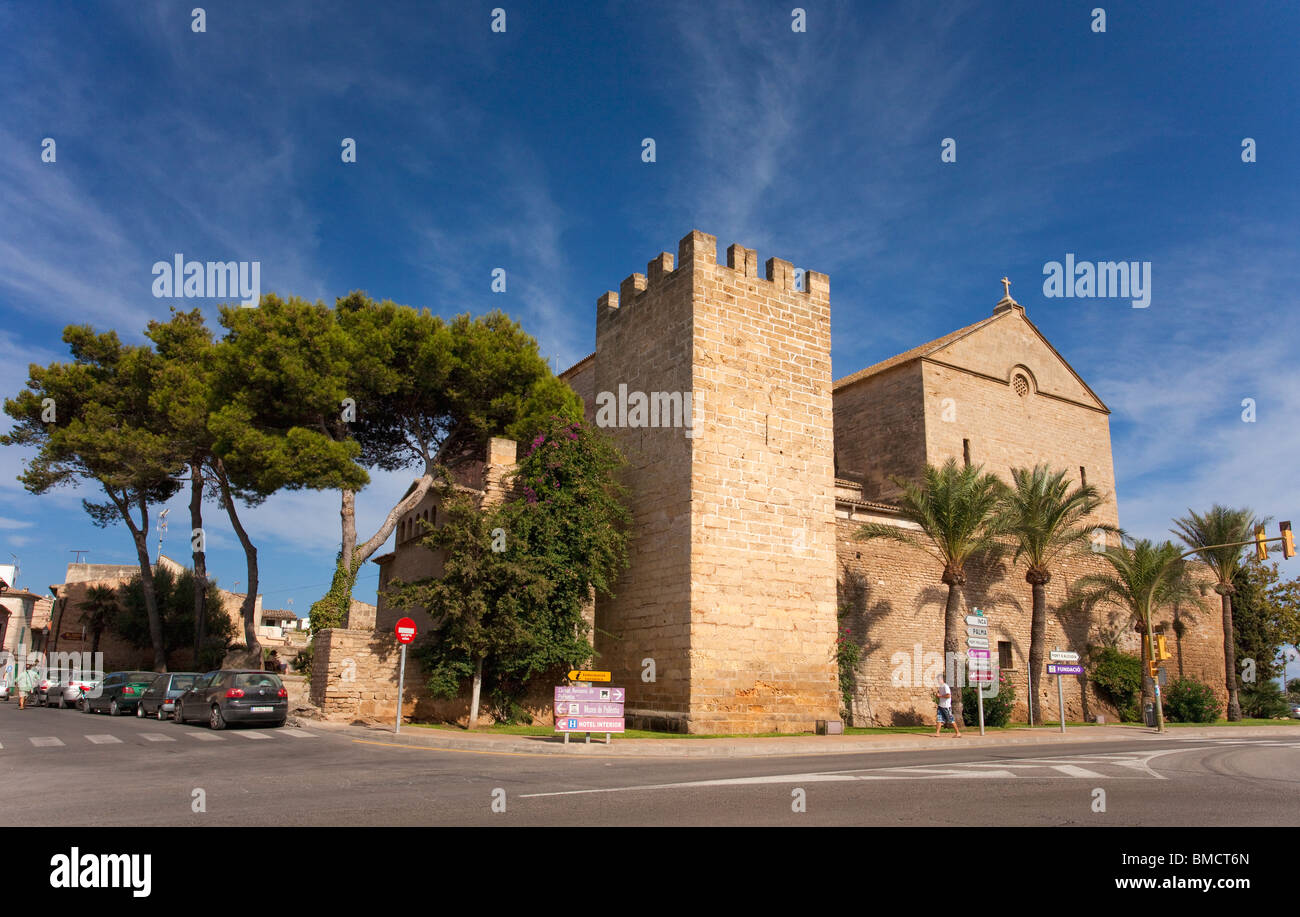 Kirche Sant Jaume Alcudia Altstadt-Mallorca-Mallorca-Spanien-Europa-EU Stockfoto