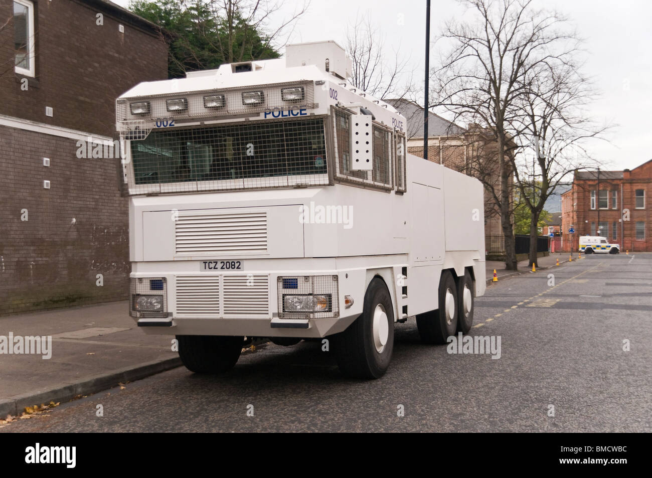 Vorderseite von einer Kanone PSNI Polizei Wasserfahrzeug Stockfoto