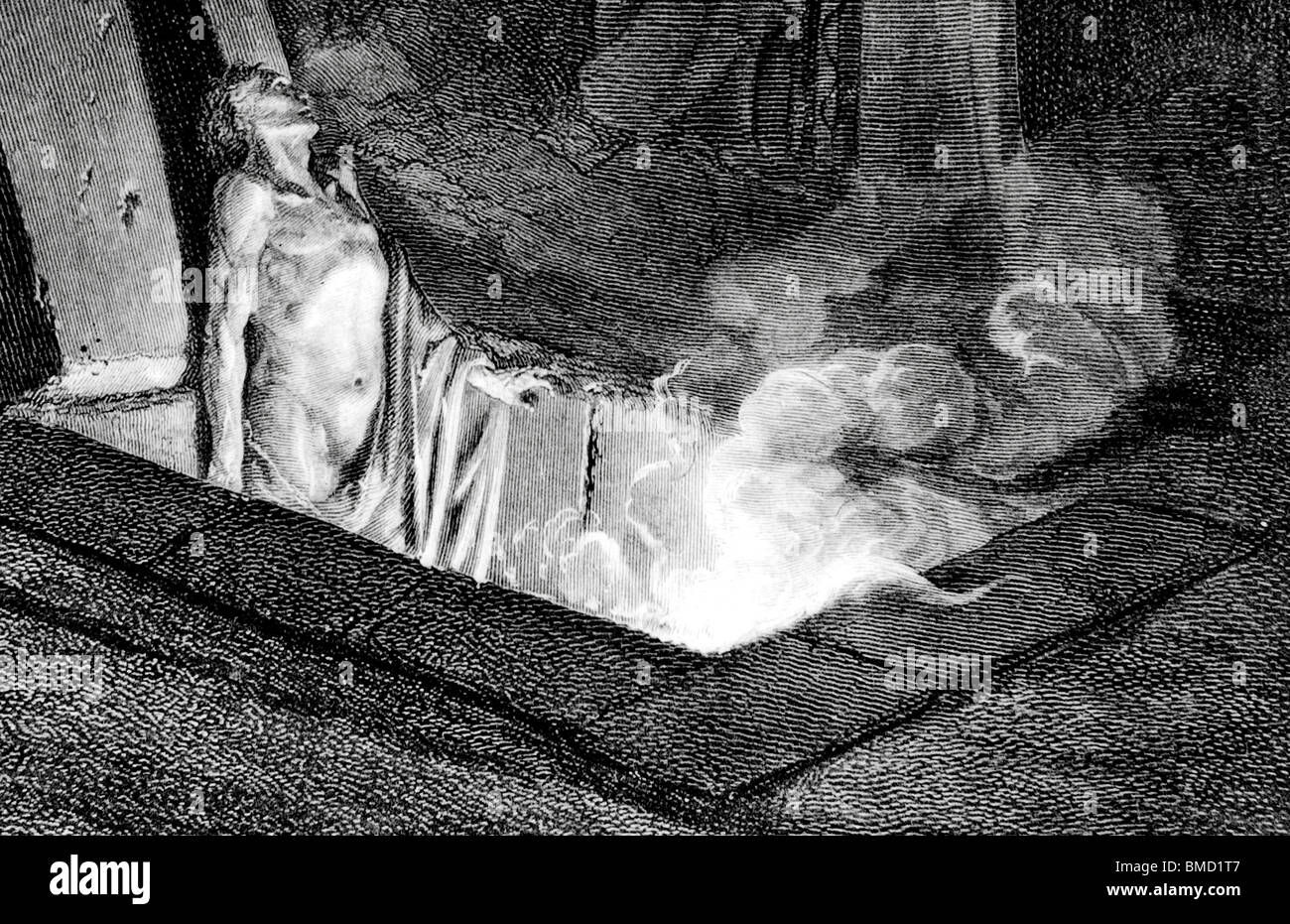 Farinata in der Hölle des Ungläubigen Details Stockfoto