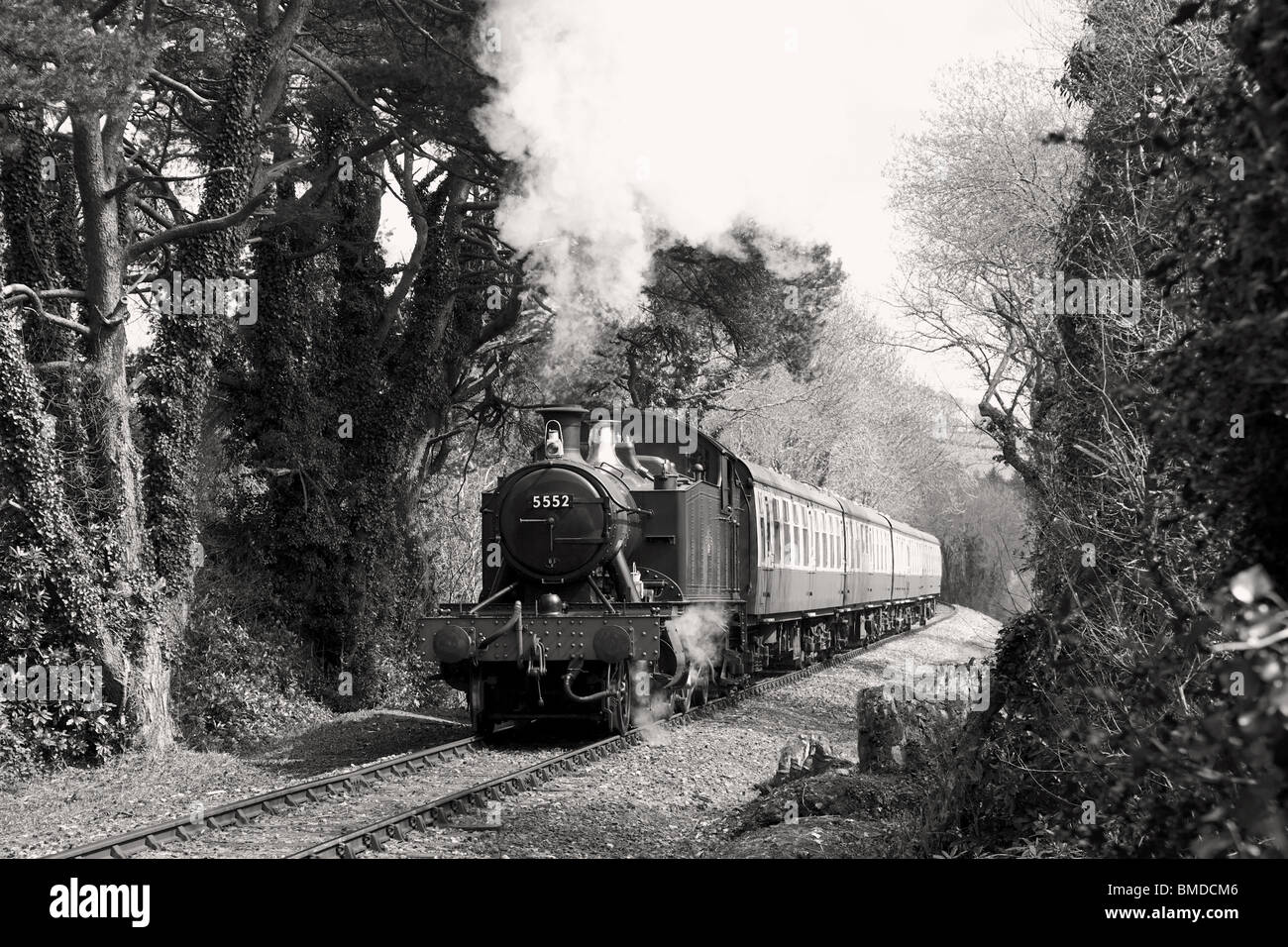 Bodmin und Wenford Dampfeisenbahn Stockfoto