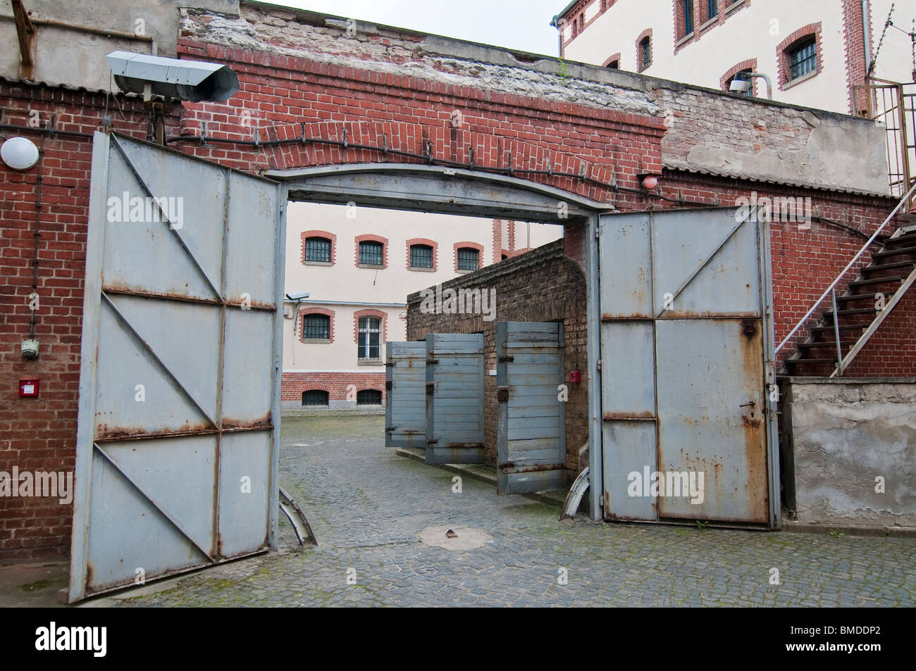 Courtygard des Staatssicherheitsdienstes der DDR, Potsdam, Brandenburg Stockfoto