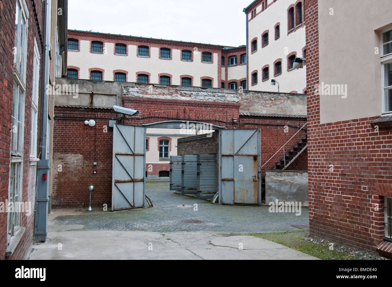 Courtygard des Staatssicherheitsdienstes der DDR, Potsdam, Brandenburg Stockfoto