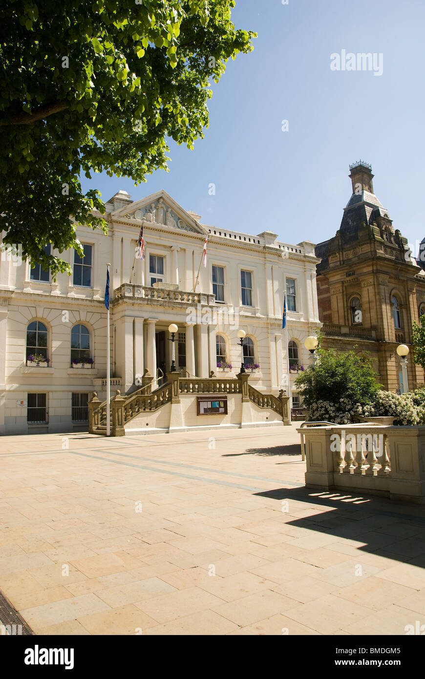 Southport-Rathaus Stockfoto