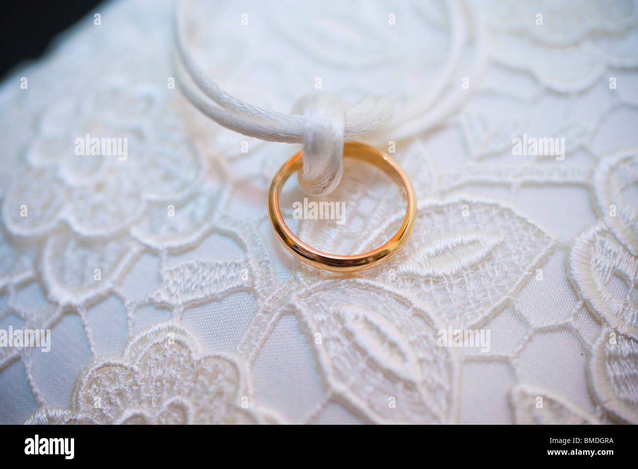 Ehering, close-up Stockfoto