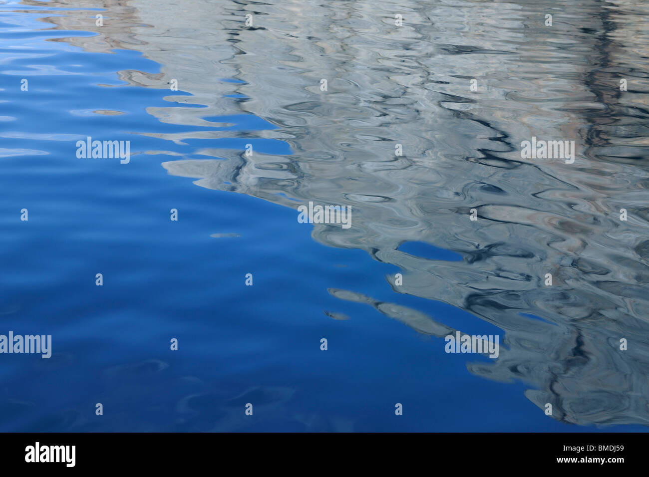 Reflexion im Wasser, Ilulissat Ice Fjord, Grönland Stockfoto