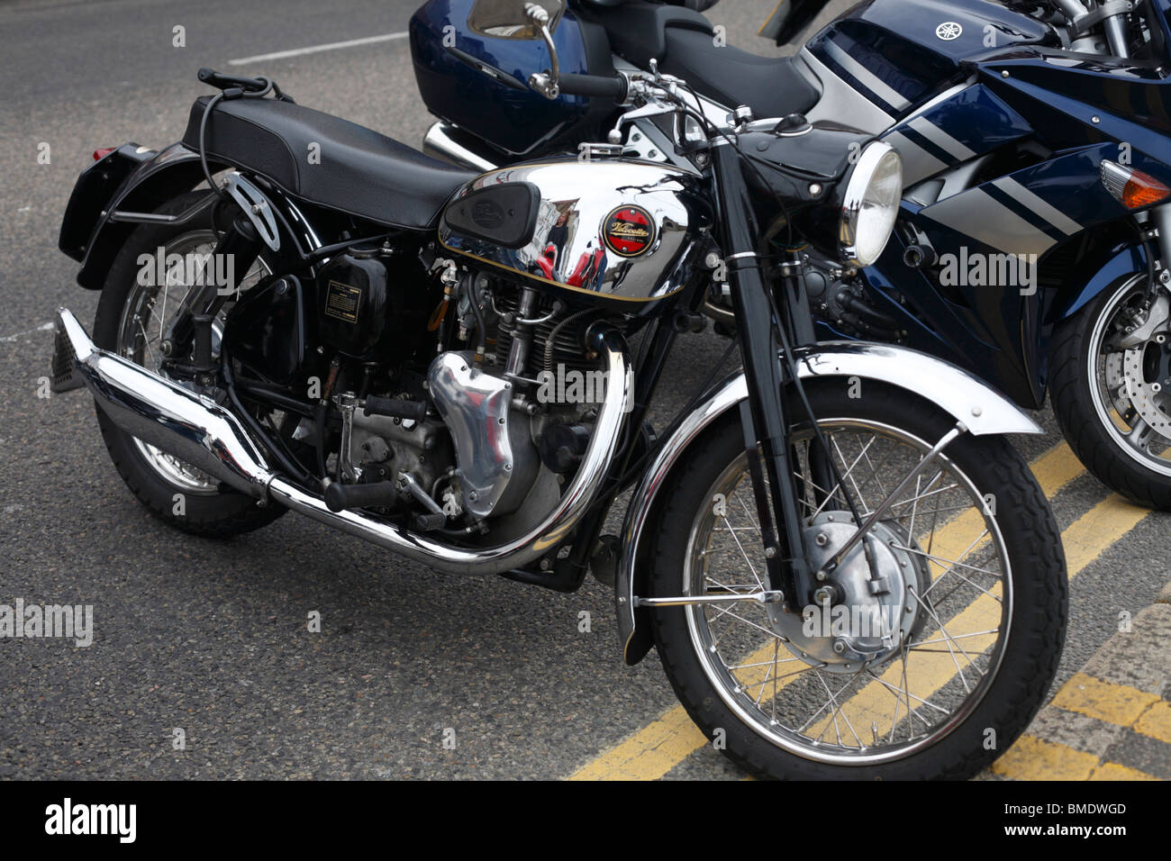 1961 Velocette Venom Motorrad Stockfoto