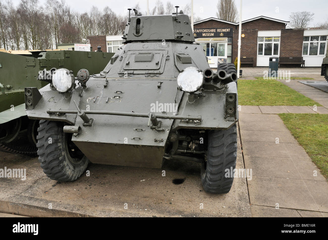 Das Frettchen, Mark 2 / 3 (VHF) Scout Car, Staffordshire Regiment Museum, Whittington Stockfoto