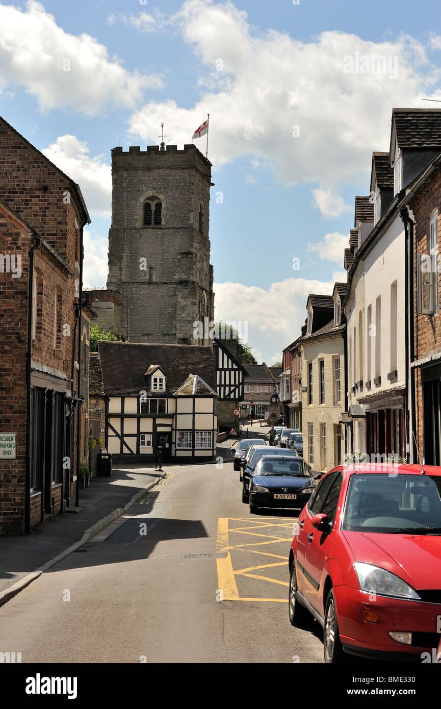 Viel Wenlock Shropshire UK. Inspiration für das britische Olympische Spiele 2012 Maskottchen Wenlock genannt Stockfoto
