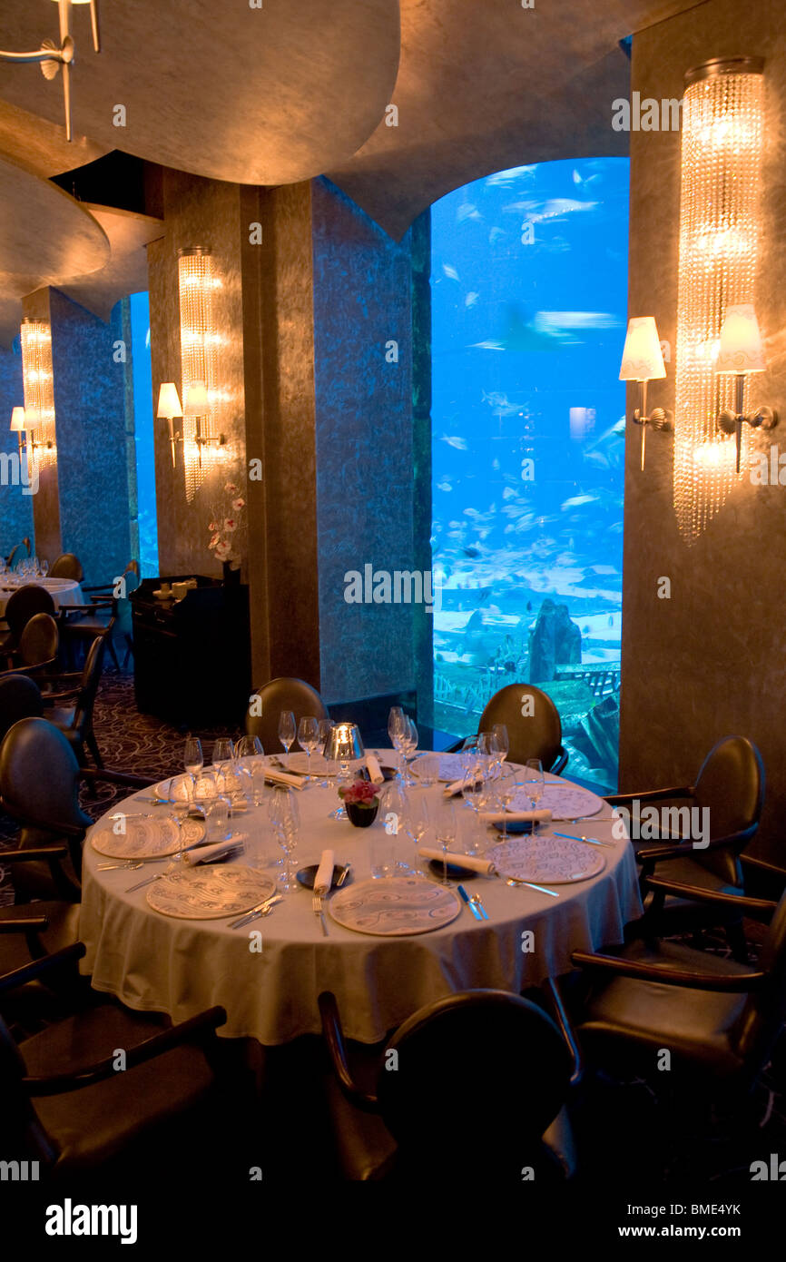 Ossiano Restaurant Atlantis Hotel Fine Dining Vae Aquarium