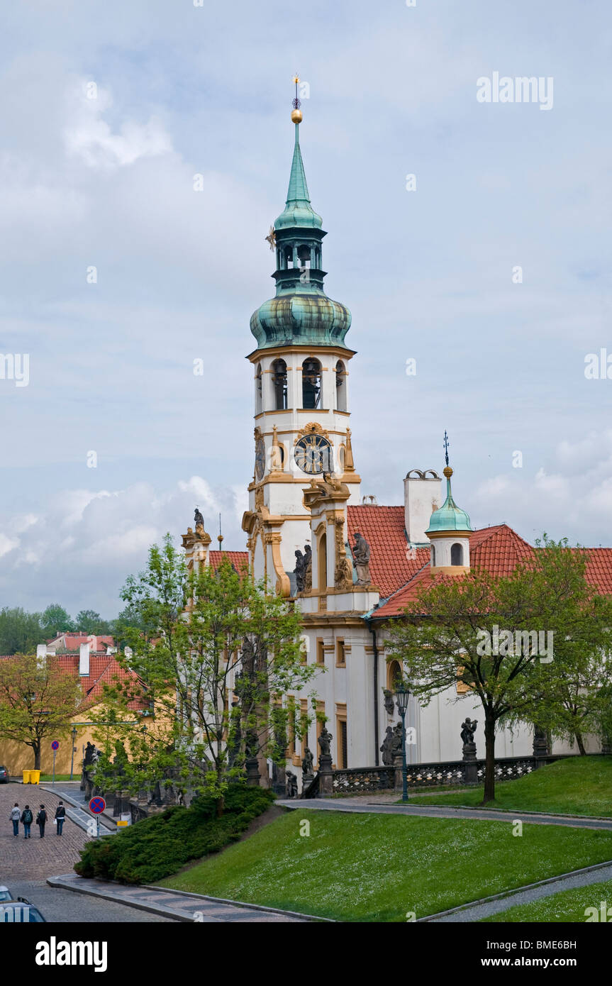 Kloster Loreto und Kirche in der Nähe der Prager Burg, Prag, Tschechien, Ost Europa Stockfoto