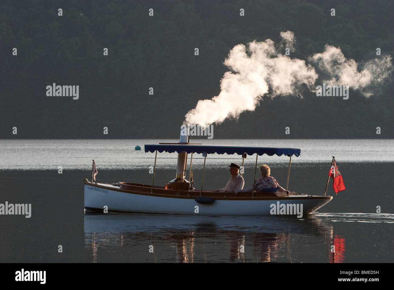 Kleeblatt - Windermere Dampf Boot Roger Mallison Stockfoto