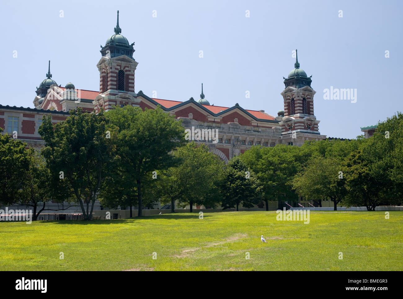 ELLIS ISLAND, NEW YORK Stockfoto