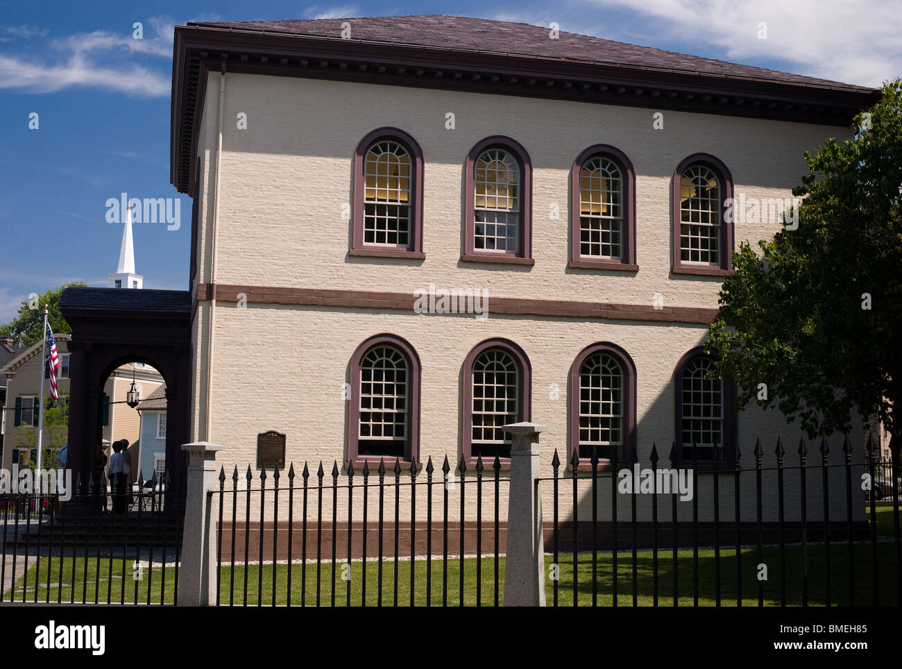 GEMEINDE JESHUAT ISRAEL (1658), TOURO SYNAGOGE (1763), NEWPORT, RHODE ISLAND Stockfoto