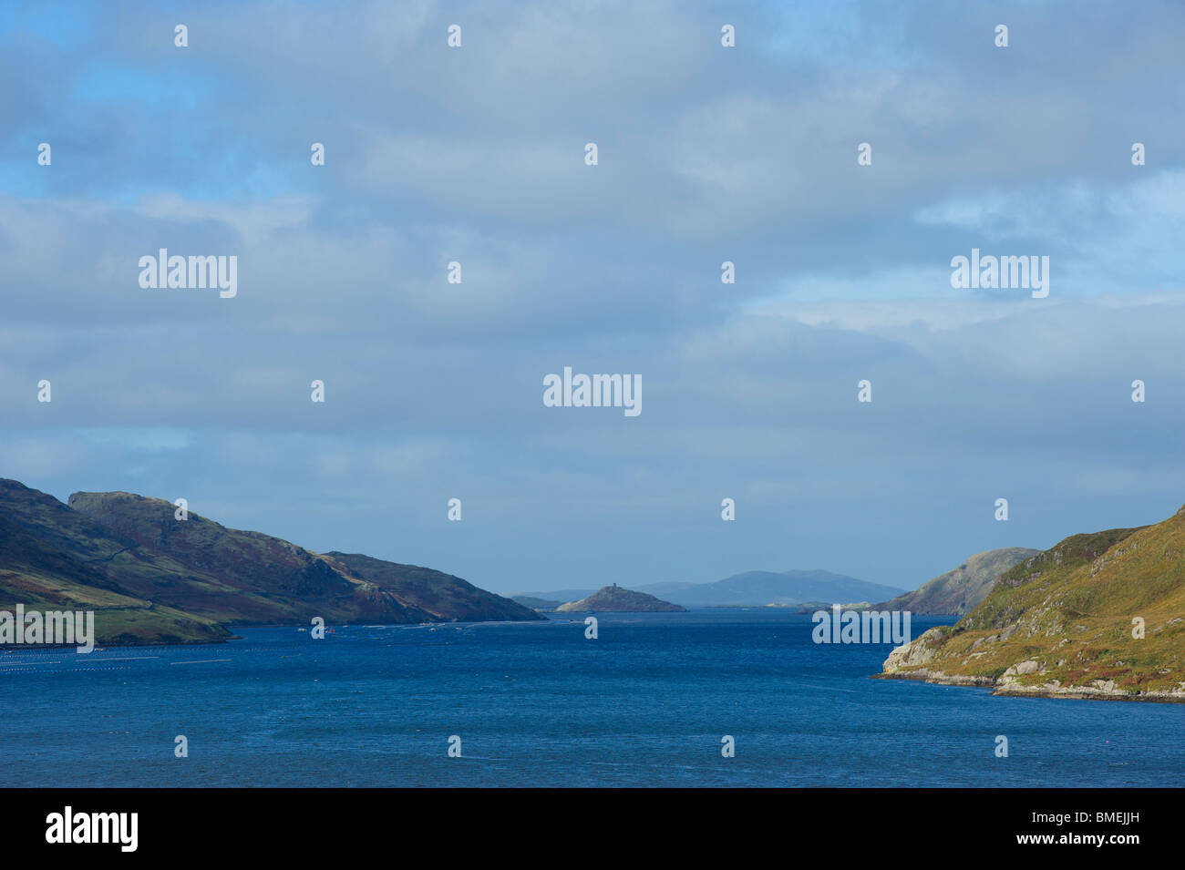Killary Harbour, County Galway, Provinz Connacht, Irland Stockfoto