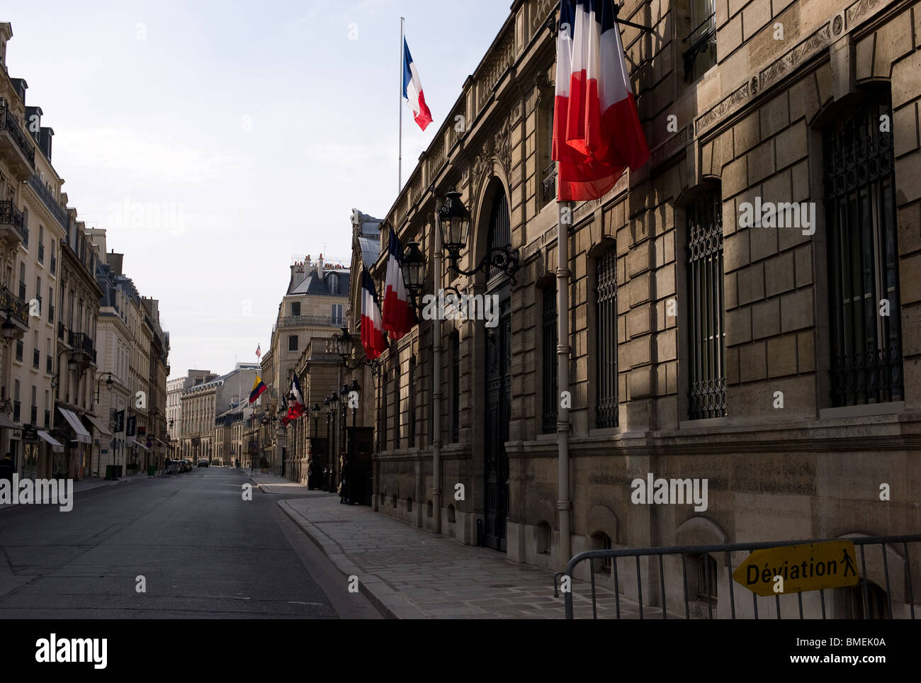 ELYSEE-PALAST PARIS, FRANKREICH Stockfoto